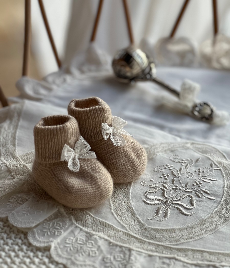 Baby Booties Cashmere